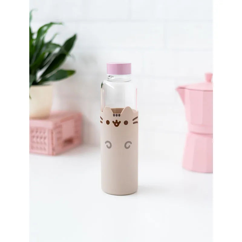 Pusheen - 500 ml stiklinis gertuvė