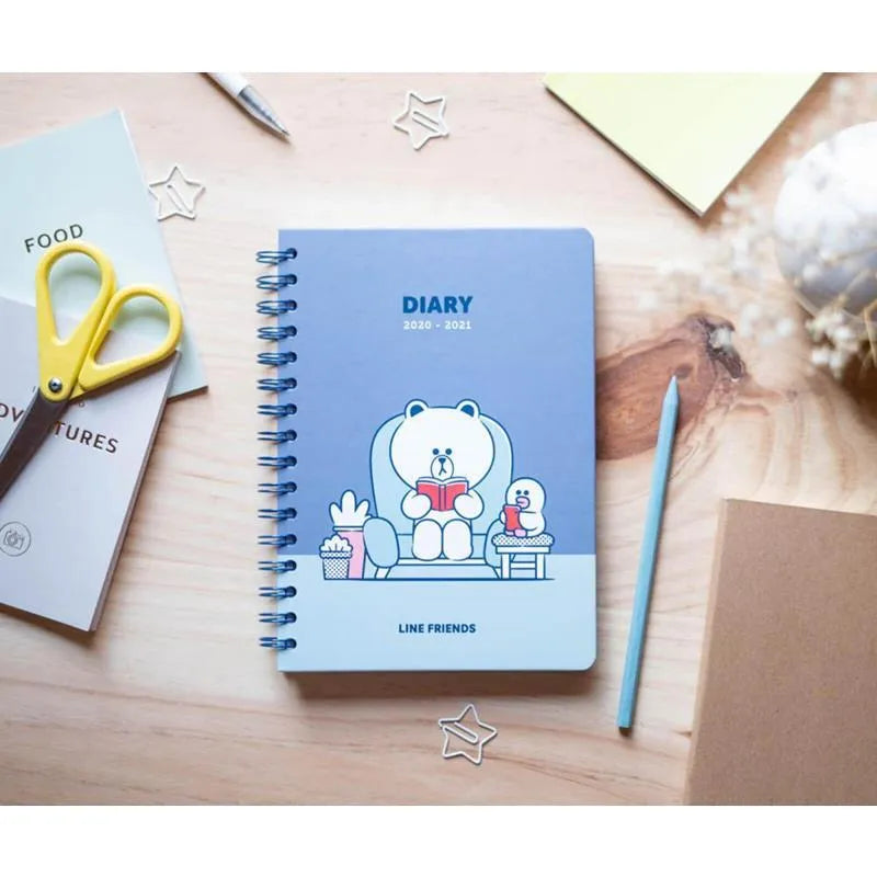 Line Friends – 2020/2021 m. A5 kalendorius