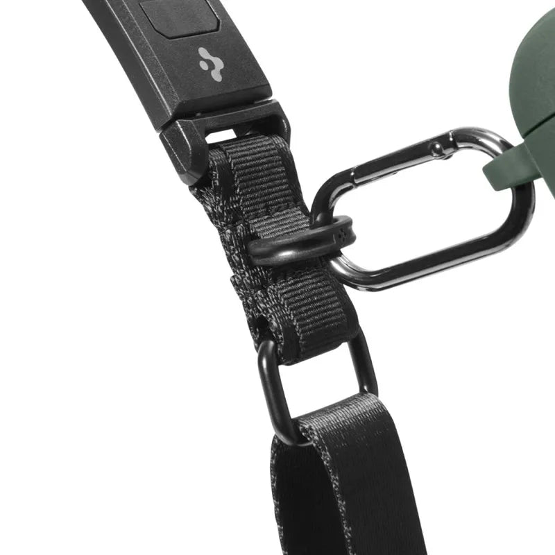Spigen DA30M Lanyard Strap Crossbody – universalus telefono dirželis / virvelė (juodas)
