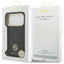 Guess 4G Strass Logo MagSafe - Dėklas iPhone 17 Pro (juodas)