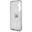 Karl Lagerfeld Button Karl Head Printed Logo MagSafe – dėklas Samsung Galaxy S25 (juodas)