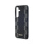 DKNY Leather Checkered Mono Pattern MagSafe - dėklas Samsung Galaxy S24+ telefonui (juodas)