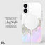 Case-Mate Karat MagSafe – dėklas „iPhone 16“ (holografinis „Soap Bubble“)
