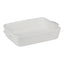 Alpina – Keraminis stačiakampis kepimo indas 28x18x6 cm (baltas)