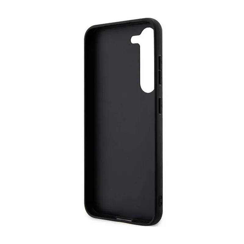 Karl Lagerfeld Saffiano Monogram Metal Logo - Dėklas Samsung Galaxy S24+ (juodas)