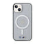 BMW Silver Ring MagSafe dėklas, skirtas iPhone 14 (skaidrus)