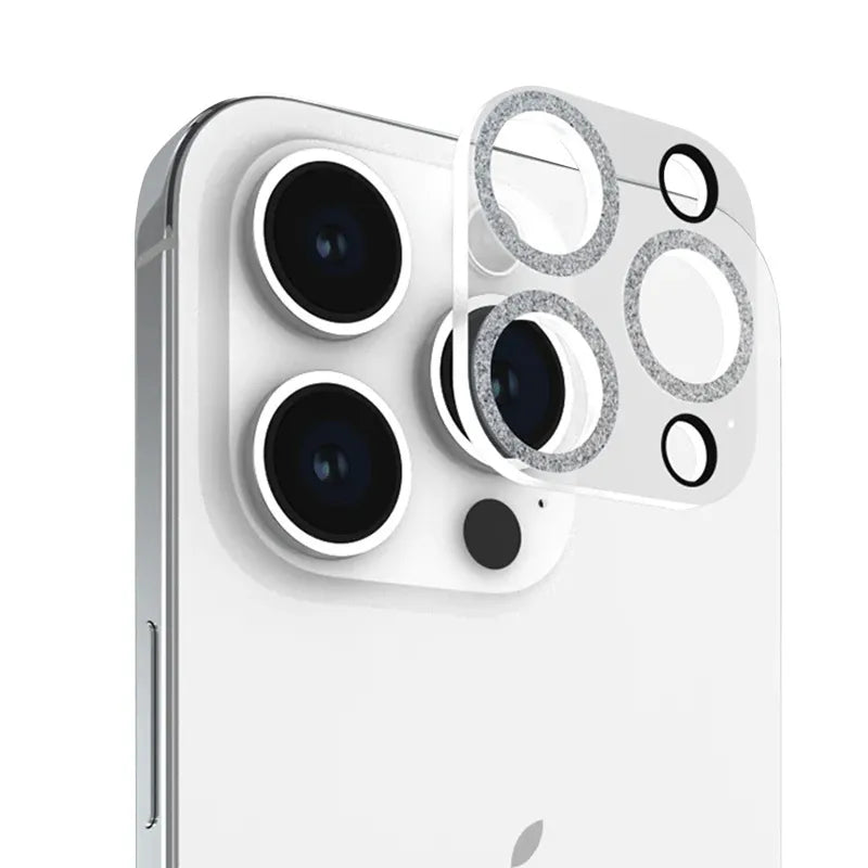 Case-Mate Sparkle objektyvo apsauga - apsauginis stiklas, skirtas iPhone 15 Pro / iPhone 15 Pro Max kamerai (Twinkle)