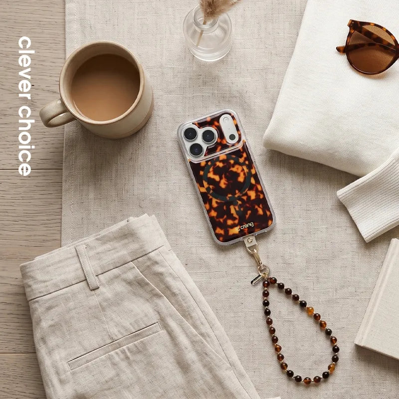Crong Phone Charm – telefono pakabukas (Tortoise)