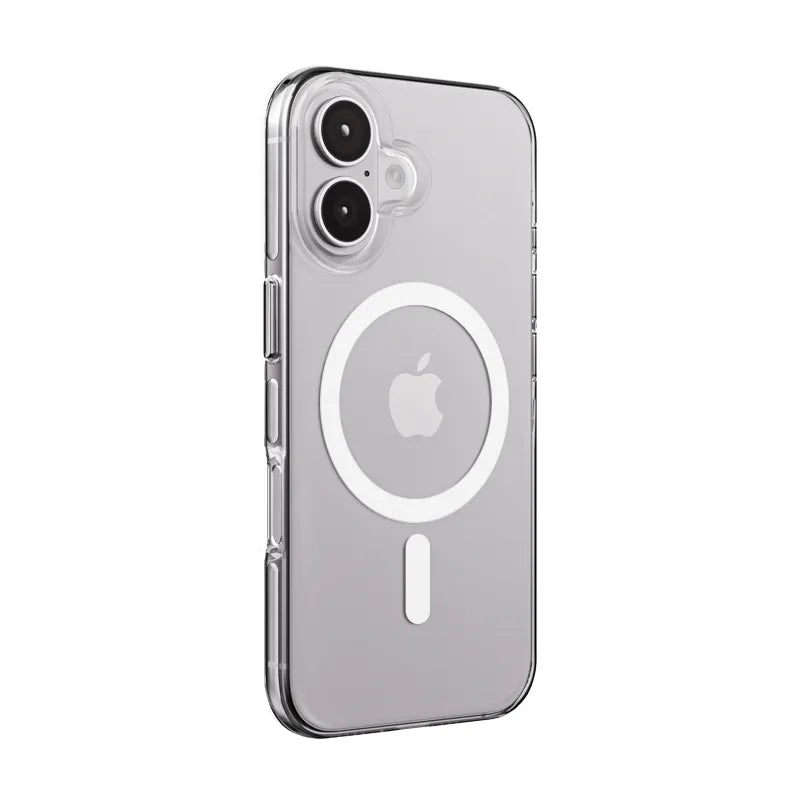 Crong Clear MAG Pro – MagSafe dėklas iPhone 16 (skaidrus)