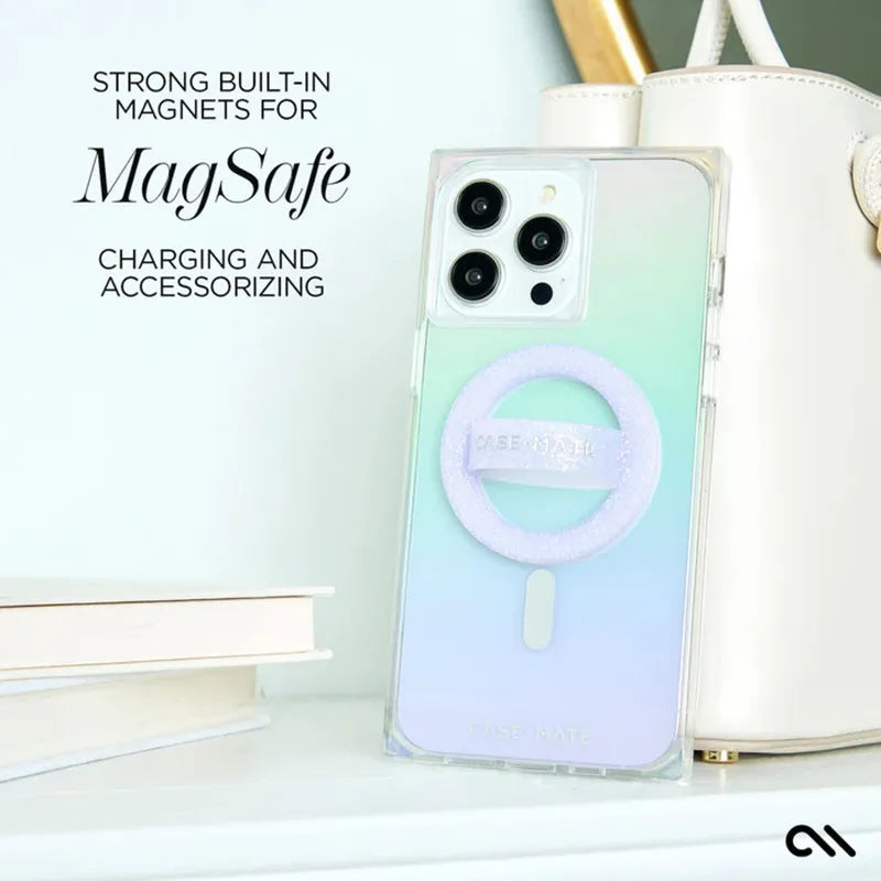 Case-Mate BLOX MagSafe – dėklas iPhone 15 Pro (Rainbow Frosting)