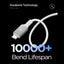 Spigen EB24012CC Essential – USB-C į USB-C PD laidas 240W 1,2m (baltas)