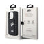 Karl Lagerfeld Gripstand Saffiano Karl & Choupette Pins – dėklas, skirtas iPhone 13 Pro (juodas)