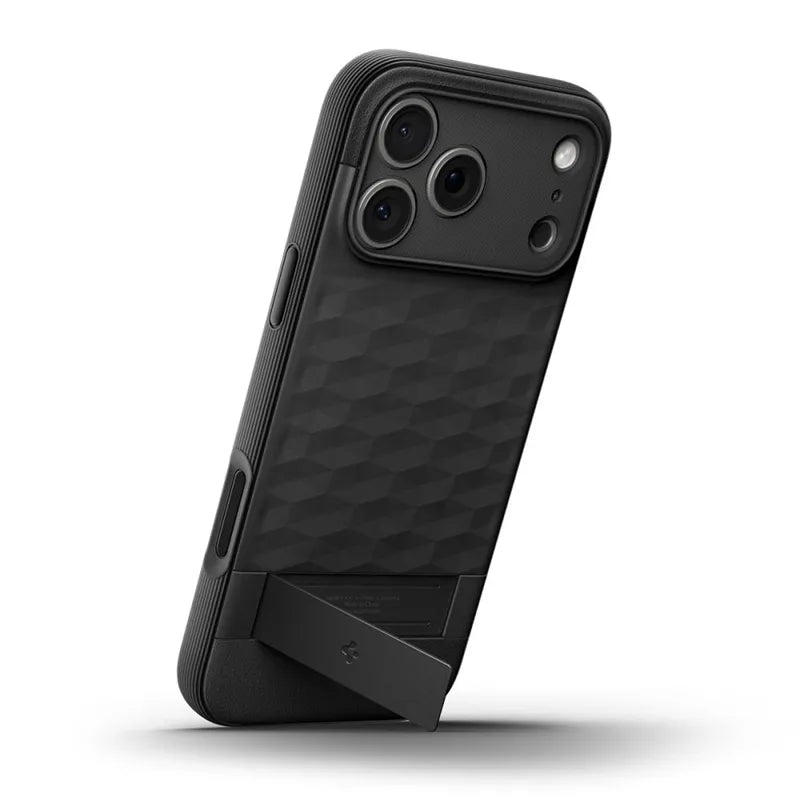 Spigen Parallax S Mag MagSafe – Dėklas iPhone 17 Pro (Matte Black)