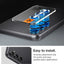 Spigen Optik Pro GLAS.TR EZ Fit kameros apsauga 2 vnt. pakuotė - Objektyvo apsauginis stiklas Samsung Galaxy S23 FE (2 vnt.) (Juodas)