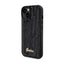 Guess Sequin Script Metal dėklas iPhone 14 (juodas)