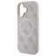 Guess 4G Ring Classic Logo MagSafe – dėklas, skirtas iPhone 16 (rožinis)