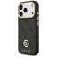 Guess 4G Strass Logo MagSafe - Dėklas iPhone 17 Pro (juodas)