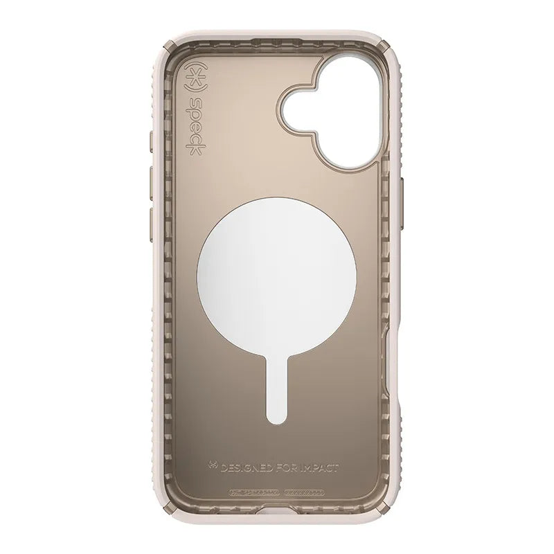 Speck Presidio2 Grip ClickLock & MagSafe - iPhone 16 Plus dėklas (Bleached Bone / Heirloom Gold / Hazel Brown)