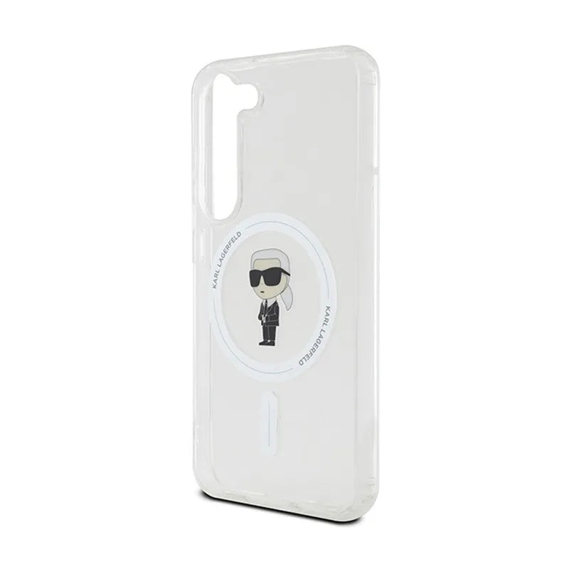Karl Lagerfeld IML Ikonik MagSafe – Dėklas Samsung Galaxy S24 (skaidrus)