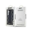 DKNY Leather Checkered Mono Pattern MagSafe - dėklas Samsung Galaxy S24+ telefonui (juodas)