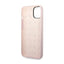 Guess Silicone Triangle Logo – dėklas iPhone 14 Plus (violetinis)
