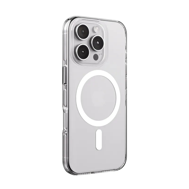 „Crong Clear MAG Pro“ – „iPhone 16 Pro Max“ „MagSafe“ dėklas (skaidrus)
