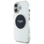Guess IML Metal Colored Circle Classic Logo MagSafe – dėklas iPhone 16 (juodas)