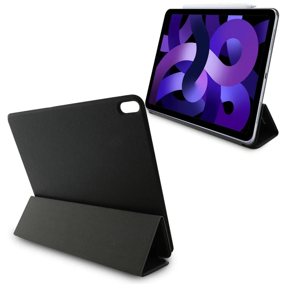 Karl Lagerfeld Book Cover Saffiano Magnetic Karl & Choupette - Dėklas iPad Air 13" M3 (2025) / iPad Air 13" M2 (2024) (juodas)