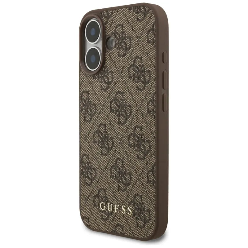 Guess 4G Classic – Dėklas iPhone 17 (rudos spalvos)