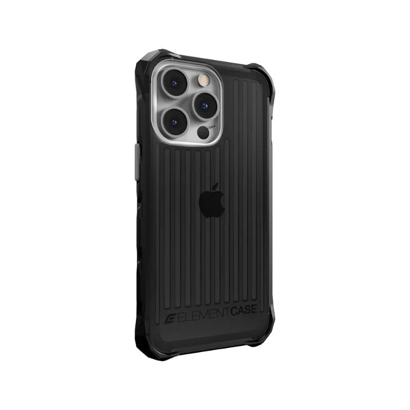 Element Case Special Ops – dėklas iPhone 13 Pro Max (karinio standarto apsauga nuo kritimo) (dūminė/juoda)