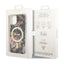 Guess Flower MagSafe – dėklas, skirtas iPhone 14 (juodas)