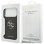 Guess Grained Big 4G Classic Logo - Dėklas iPhone 17 Pro Max (juodas)