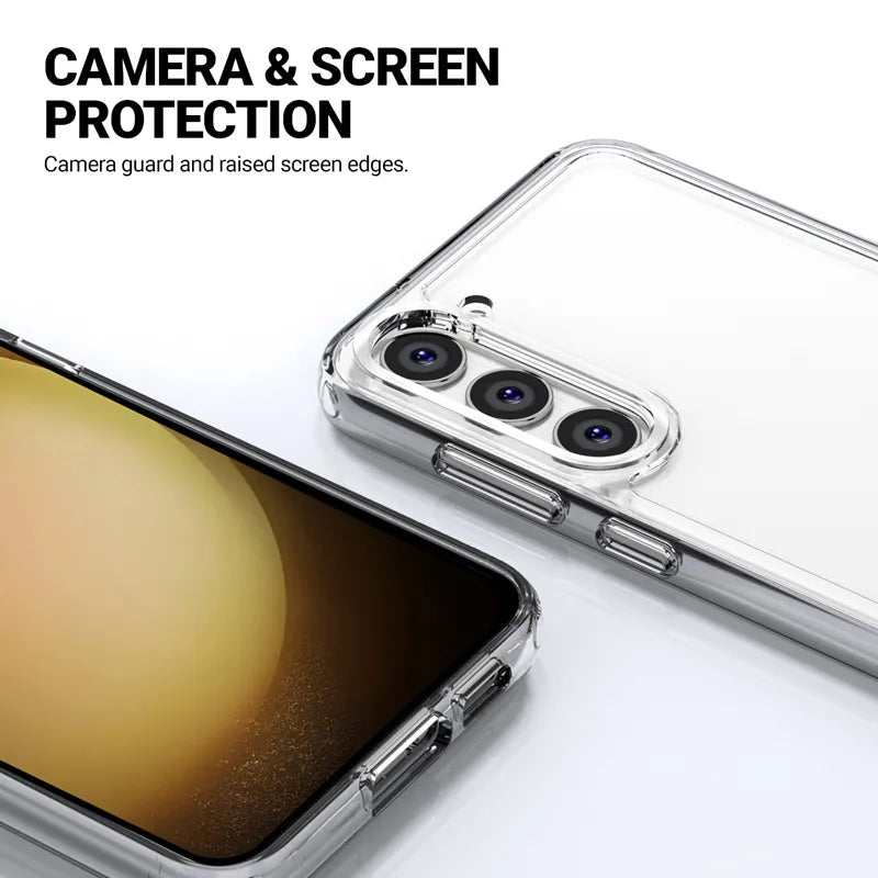 Crong Crystal Shield Cover - dėklas, skirtas Samsung Galaxy S23 (skaidrus)