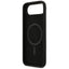 Karl Lagerfeld Silicone Karl & Choupette Ring MagSafe – dėklas iPhone Air (juodas)