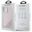 Karl Lagerfeld Silicone Shadow Metal Initial MagSafe – dėklas iPhone 16 (rožinis)