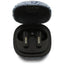 Guess 4G Classic Metal Logo – Bluetooth TWS ENC ausinės + įkrovimo dėklas (Mėlyna)