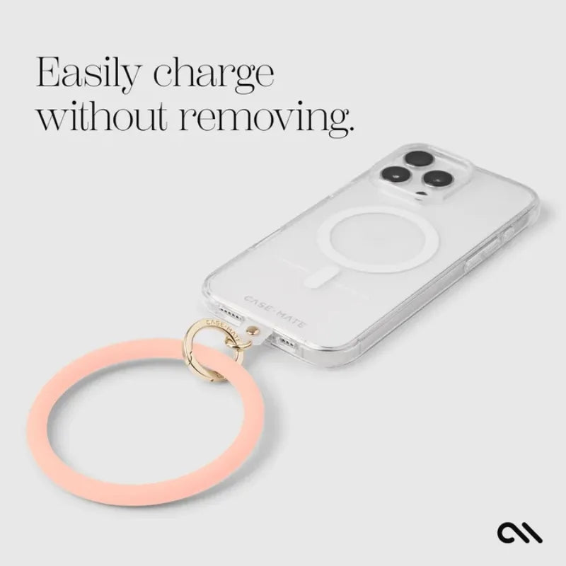 Case-Mate Phone Bangle – riešo dirželis išmaniesiems telefonams (persiko spalvos)