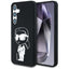 Karl Lagerfeld Silicone Graffiti Ikonik Printed Logo MagSafe dėklas Samsung Galaxy S25 (juodas)