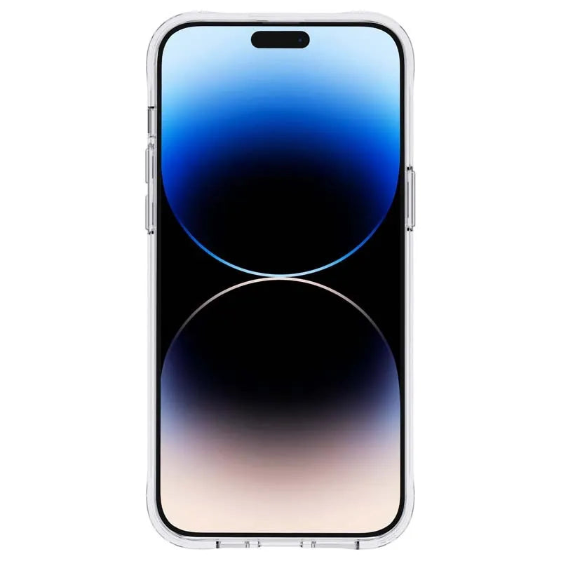 Rifle Paper Clear MagSafe - Dėklas „iPhone 14 Pro Max“ telefonui (Garden Party Blue)