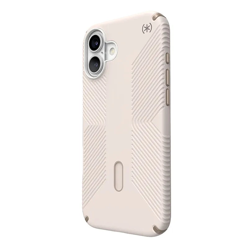 Speck Presidio2 Grip ClickLock & MagSafe - iPhone 16 Plus dėklas (Bleached Bone / Heirloom Gold / Hazel Brown)