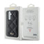 Guess Quilted Metal Logo - Samsung Galaxy S23 FE dėklas (juodas)