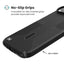Speck Presidio2 Grip ClickLock ir MagSafe – iPhone Air dėklas (juodas / skalūno pilka / baltas)