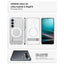 Spigen Ultra Hybrid S Mag MagSafe – dėklas Samsung Galaxy S26 (skaidrus/baltas)
