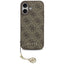 Guess 4G Charms Collection MagSafe – dėklas iPhone 17 (rudos spalvos)