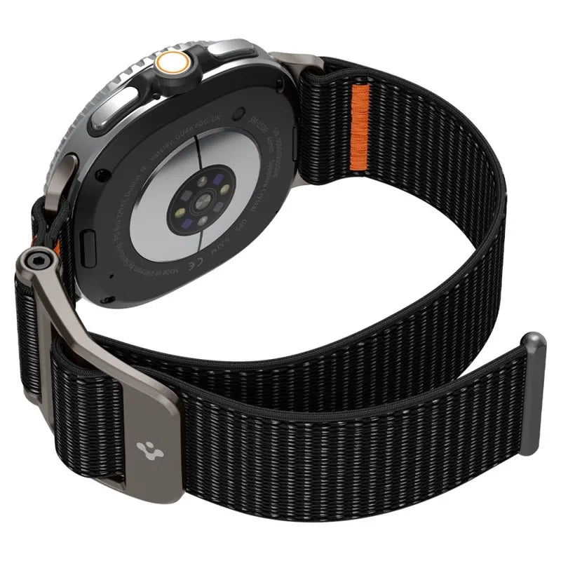 Spigen DuraPro Flex – dirželis Samsung Galaxy Watch 8 / 8 Classic 40 / 44 / 46 mm (juodas)