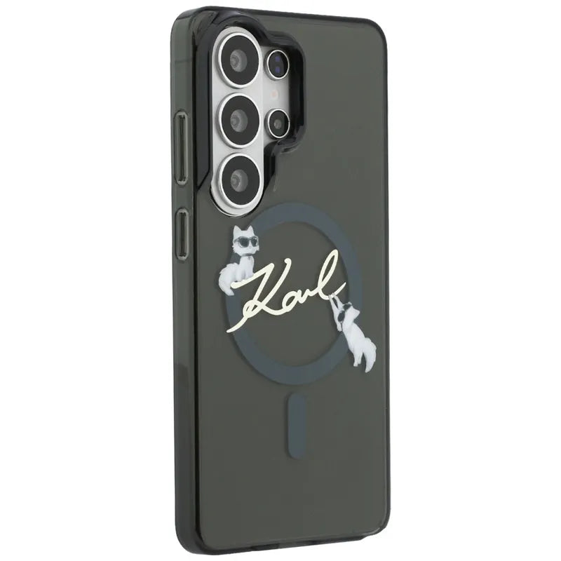 Karl Lagerfeld IML KC Script MagSafe – dėklas Samsung Galaxy S26 Ultra (juodas)