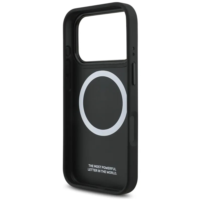 BMW M Shape Logo MagSafe – dėklas iPhone 17 Pro (juodas)