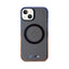 BMW Gradient Bumper MagSafe dėklas skirtas iPhone 15 Plus (pilkas)