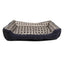Minkšta lova sofa šuniui 90 x 70 x 20 cm, dydis XL (tamsiai mėlyna)