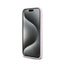 DKNY Liquid Silicone Small Metal Logo MagSafe – dėklas iPhone 15 / 14 / 13 (rožinis)